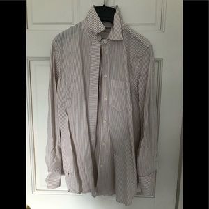 J. Crew Seersucker Striped Button-down